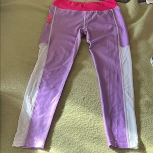 Flexi Lex Fitness Unicorn 🦄 in My Pockets Pants Kids Purple and Pink Leggings